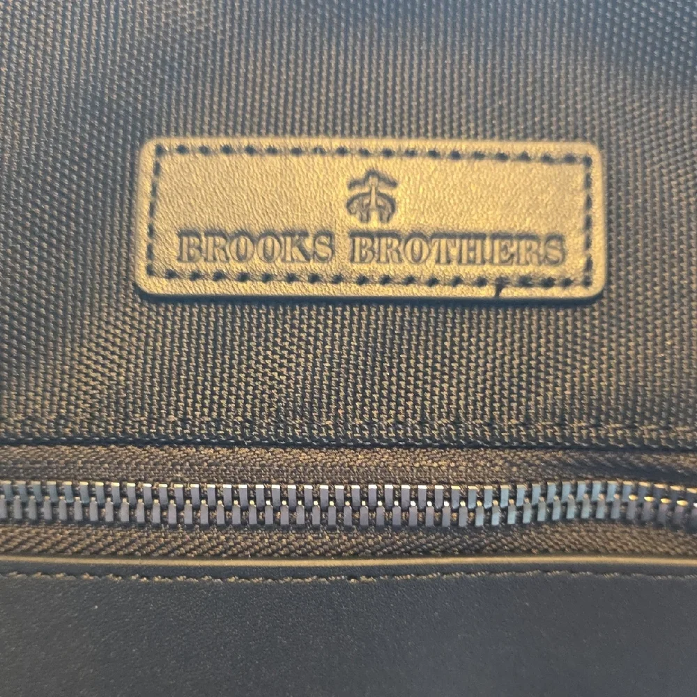 Brooks Brothers Black Travel Bag